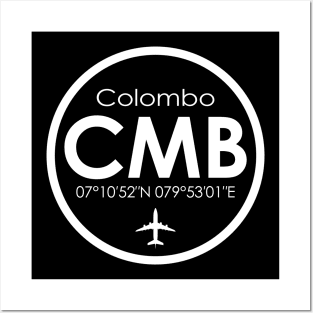 CMB, Colombo Bandaranaike International Airport Posters and Art